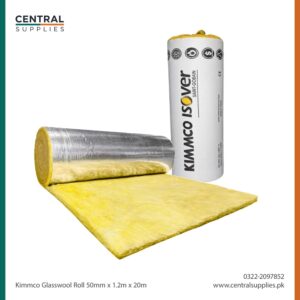 Kimmco Isover 50mm Glasswool Insulation Roll (12kg & 24kg) | Double-Thickness Thermal Barrier for Industrial & HVAC